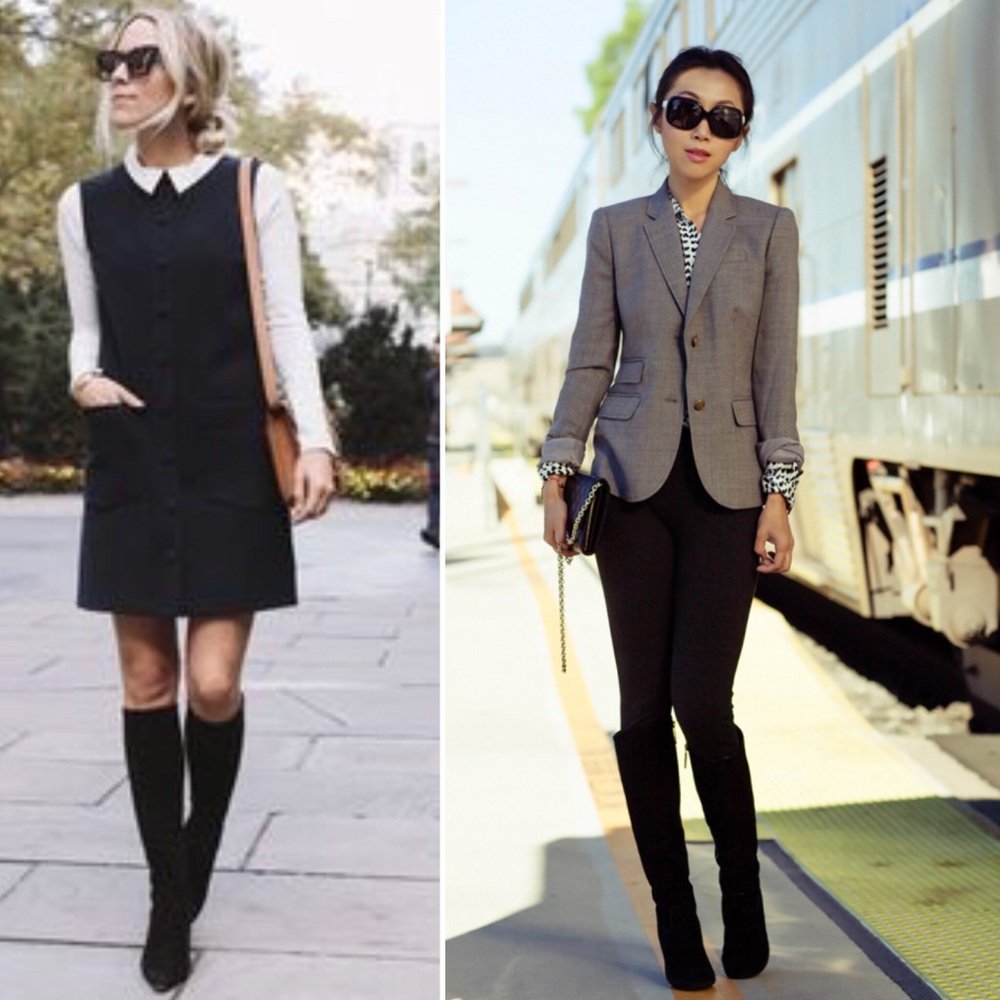 Tory Burch // Oakridge Black Suede Riding Boot